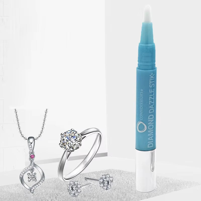 Natural Jewelry Cleaner Pen Diamond for DAZZLE Stik Non-Toxic Cleaner Keeping Your Ring Jewelry Sparkling